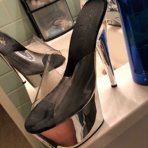 Used only one time High heeled shoes